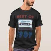 Beste van 1989 Retro Cassette 80's Mixtape T-shirt (Voorkant)