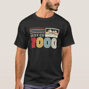 Beste van 2000 Cassettebandje 21ste verjaardag 21 T-shirt