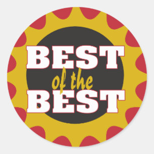 Beste van de Beste Ronde Sticker