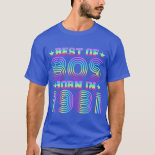 Beste van de jaren 80 Geboren in 1981 Vintage Verj T-shirt