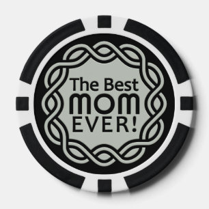 BESTE van het de douanemonogram van het MAMMA de Pokerchips