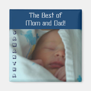 Beste van Moeder & Vader baby magneten cadeaus Gep