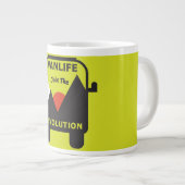 Beste van-van-leven nomade grote koffiekop (Voorkant rechts)