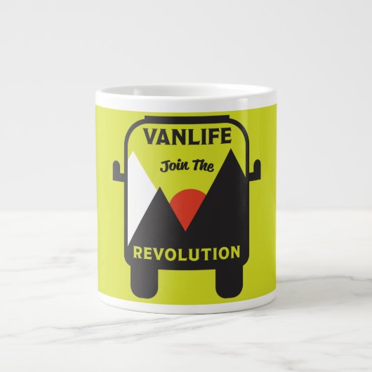 Beste van-van-leven nomade grote koffiekop (Voorkant)