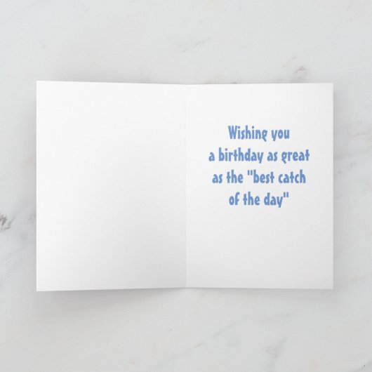 BESTE VANGST VAN DE DAG **GROENDAG** KAART (Binnen)