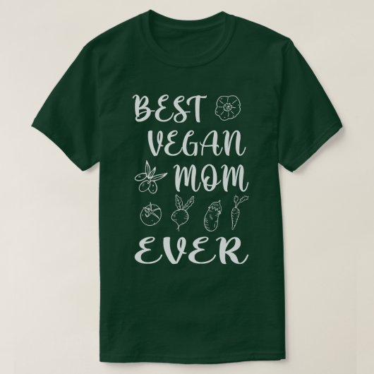 Beste veganmam ooit t-shirt (Design voorkant)