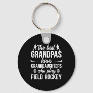 Beste veldhockey opa veldhockeyspeler grootvader sleutelhanger