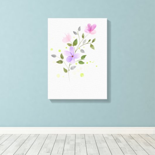 Beste ventilator  canvas afdruk (Insitu (Houten vloer))