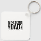 Beste verbazingwekkende vader sleutelhanger (Achterkant)