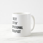 Beste verdomde ergotherapeut koffiemok (Voorkant rechts)
