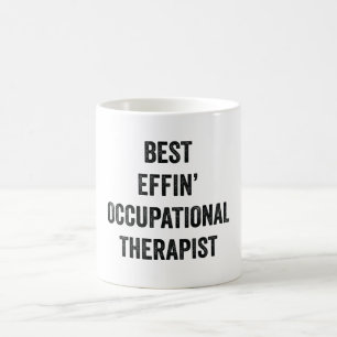 Beste verdomde ergotherapeut koffiemok