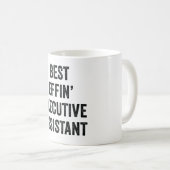 Beste verdomde executive assistent koffiemok (Voorkant rechts)