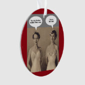 Beste verdraaide zuster ooit ornament (voorkant)