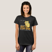 Beste verhaal ooit Grumpy  Kat Met Koffie Slechte  T-shirt (Voorkant volledig)