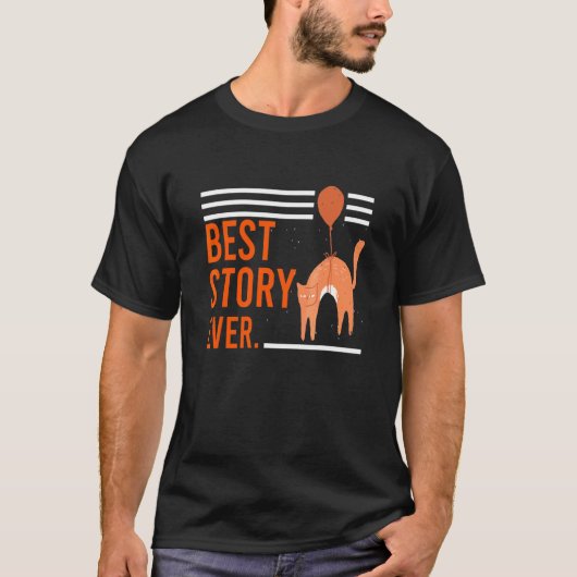 Beste verhaal ooit Grumpy Kat Met Koffie Slechte T-shirt (Voorkant)