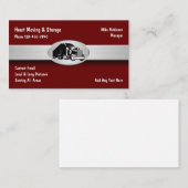 Beste verhuis- en opslagtrucking-service visitekaartje (Voorkant / Achterkant)