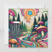 Beste verjaardag van Par | Retroschijfgolf Kaart (Voorkant)