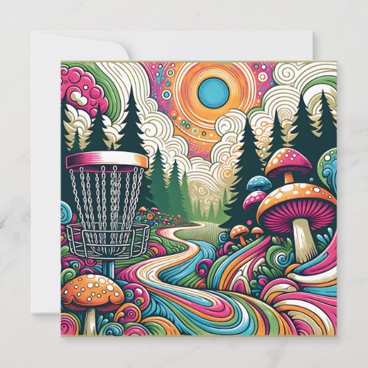 Beste verjaardag van Par | Retroschijfgolf Kaart (Voorkant)