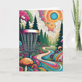 Beste verjaardag van Par | Retroschijfgolf Kaart (Voorkant)