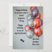 beste verjaardagscitaten  kaart (Voorkant)