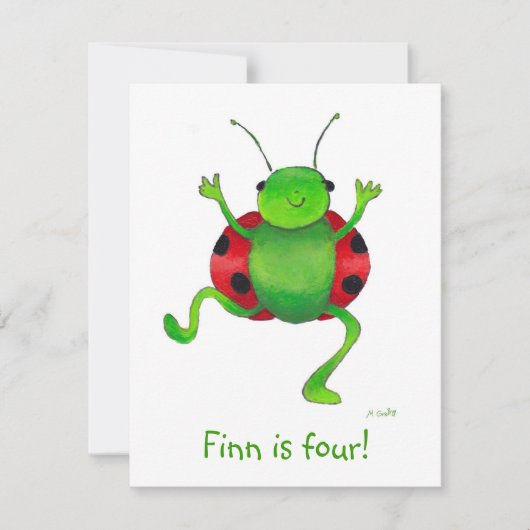 beste verjaardagsuitnodiging kaart (Voorkant)