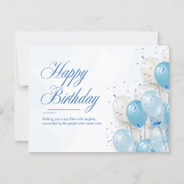 Beste verjaardagswens aan jou  briefkaart
