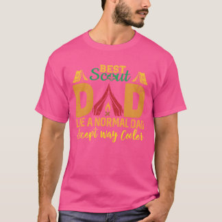 Beste verkenner vader verkenner leider kamperen wa t-shirt