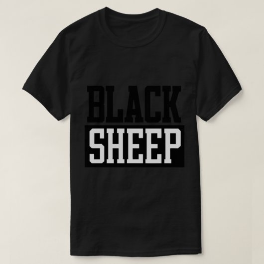 BESTE VERKOOP - Black Sheep Hip Hop Essential T-Sh T-shirt (Design voorkant)