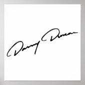 BESTE VERKOPEN Danny Duncan Signature Poster (Voorkant)