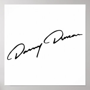 BESTE VERKOPEN Danny Duncan Signature Poster