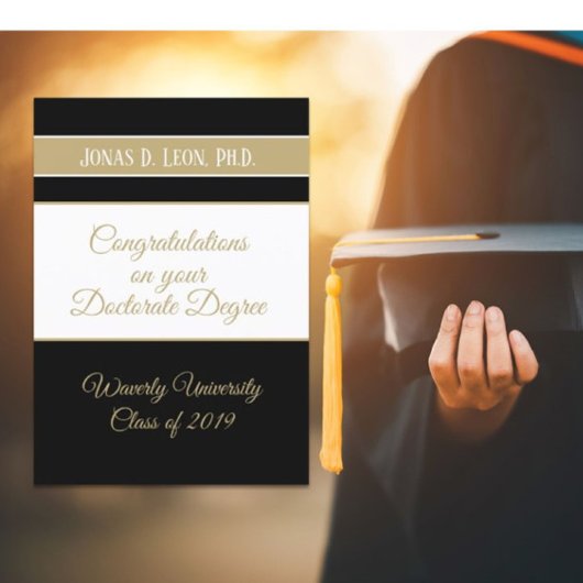 Beste verkoper! Doctoraatskaart (Ph.D.) Kaart