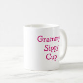 Beste verkoper! Grammy's sippy cup koffie mok (Voorkant rechts)