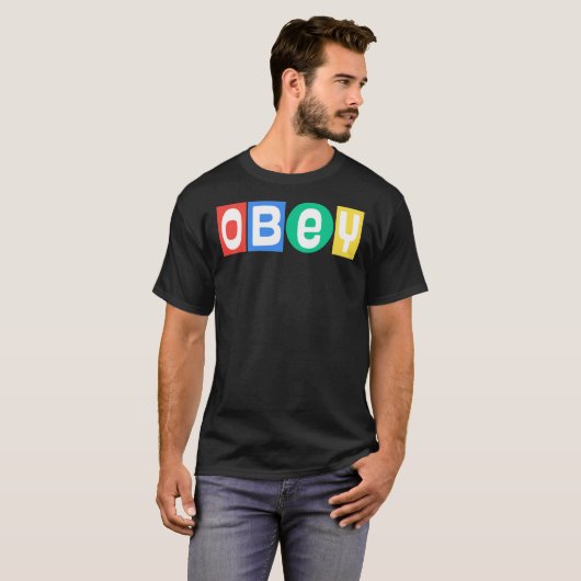 BESTE VERKOPER J-Hope OBEY Big Shot T-Shirt (Voorkant volledig)