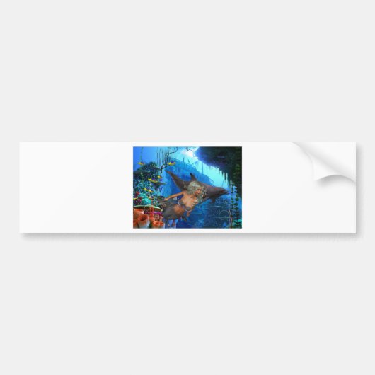 Beste verkoper, Mermaid Bumpersticker (Voorkant)