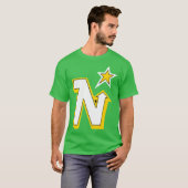 Beste Verkoper Minnesota North Stars Merchandise B T-shirt (Voorkant volledig)
