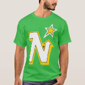 Beste Verkoper Minnesota North Stars Merchandise B T-shirt (Voorkant)