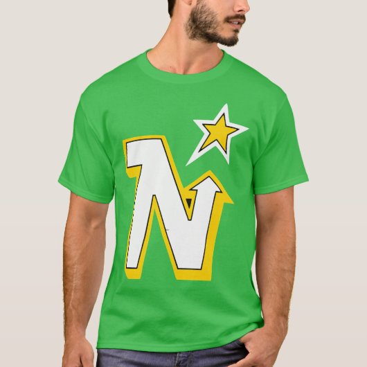 Beste Verkoper Minnesota North Stars Merchandise B T-shirt (Voorkant)