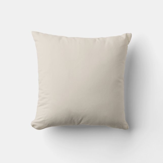 Beste verkoper Off White Cream Ivory Effen Kleur Kussen (Voorkant)