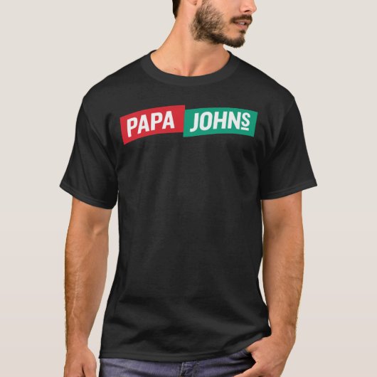 BESTE VERKOPER - Papa Johns Merchandise Essential T-shirt (Voorkant)