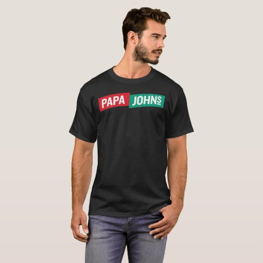 BESTE VERKOPER - Papa Johns Merchandise Essential  T-shirt (Voorkant volledig)