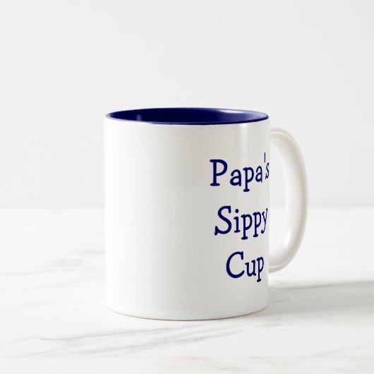 Beste verkoper! Papa's sippy cup mok (Voorkant rechts)