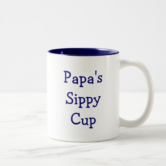 Beste verkoper! Papa's sippy cup mok (Rechts)