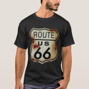 BESTE VERKOPER - Route 66 Essentiële T-Shi T-shirt