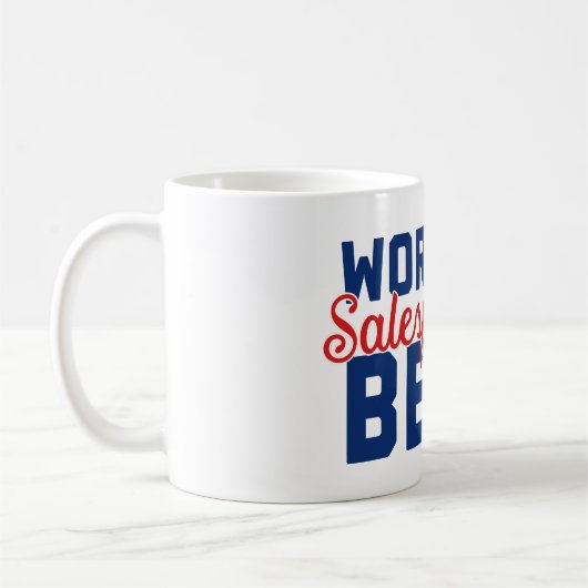 Beste verkoper ter wereld koffiemok (Links)