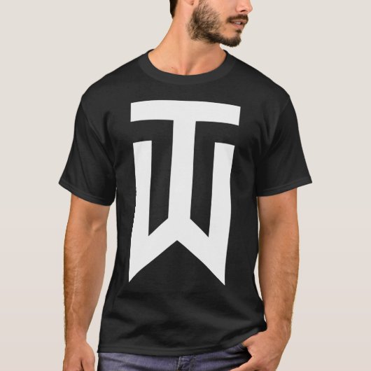 Beste verkoper - Tijger Bossen Logo Merchandise Es T-shirt (Voorkant)