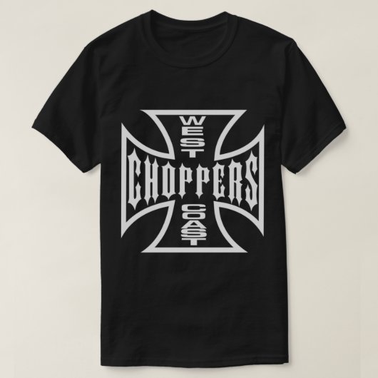 BESTE VERKOPER - West Coast Choppers Merchandise E T-shirt (Design voorkant)