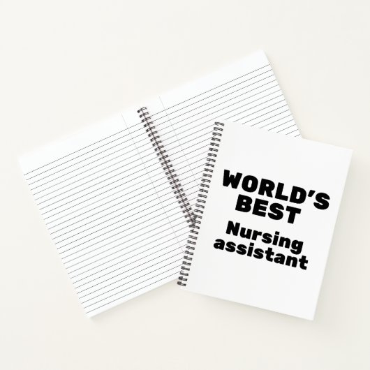 Beste verpleegassistent ter wereld notitieboek (Binnen)