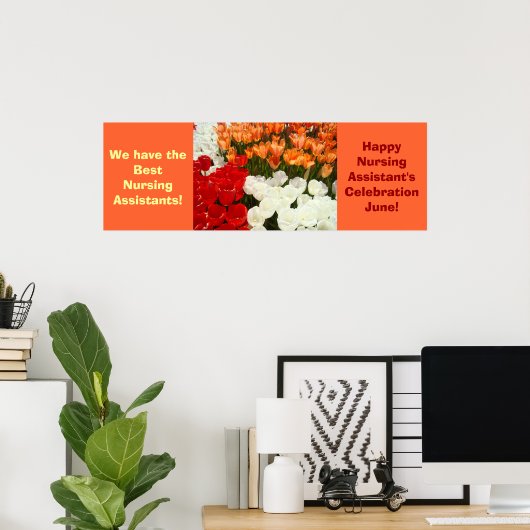 Beste verpleegassistenten posters viering juni (Thuiskantoor)