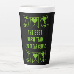Beste verpleegkundig team latte mok