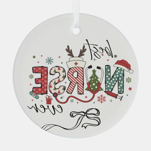 Beste verpleegkundige ooit ornament (Achterkant)